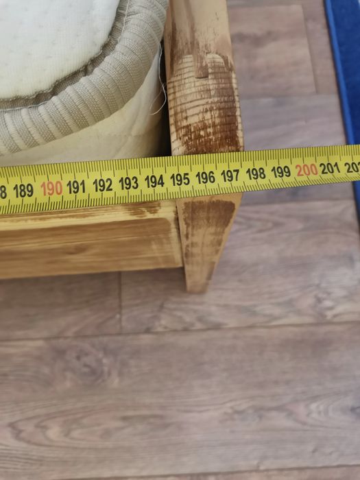 Легло приста (масив) с еднолицев матрак TED