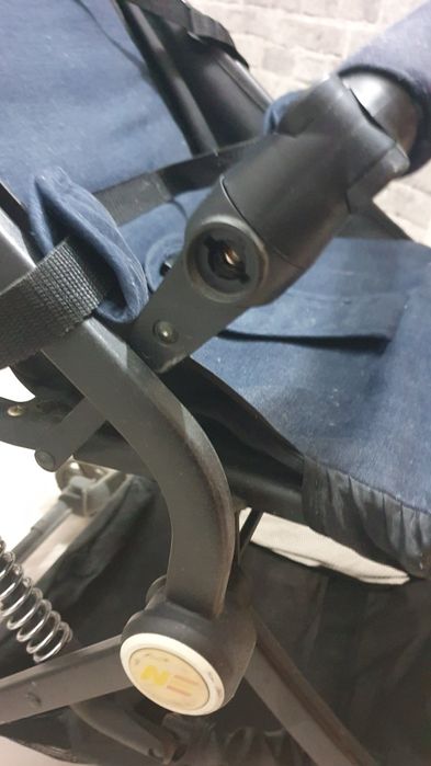 Коляска детская синяя