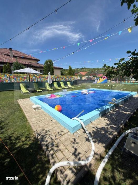 Casa individuala cu piscina, curte amenajata si afacere inclusa – Un