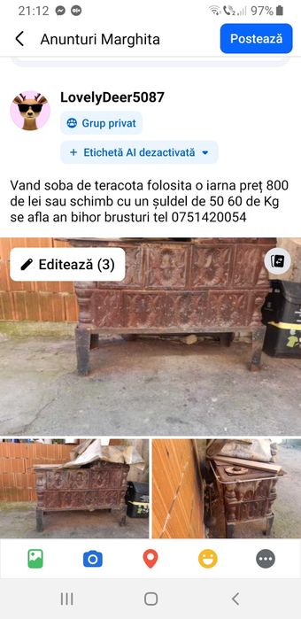 Vand soba de teracota