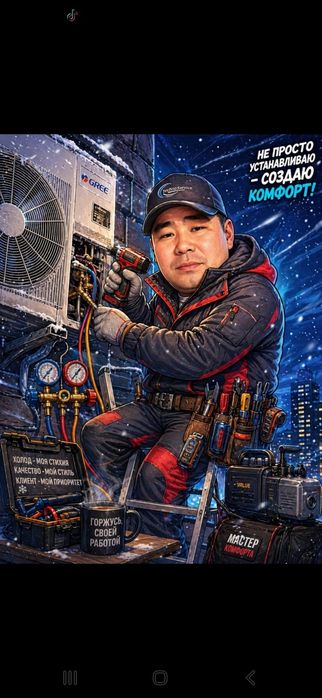 Уствновка кондер