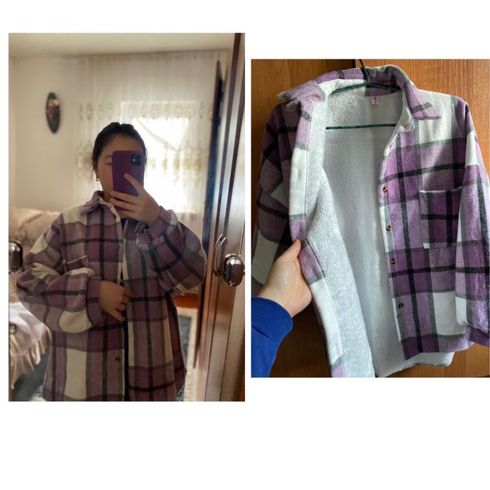 Рубашка. НОВАЯ фиолетовая