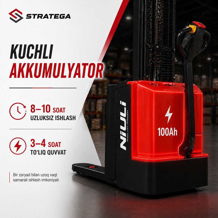 NIULI 1535 elektr shtabelyor sotiladi