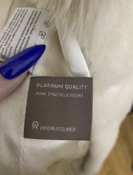 Шуба норка, капюшон рысь