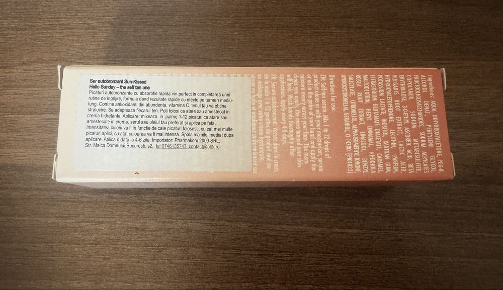 Ser autobronzant Hello Sunday