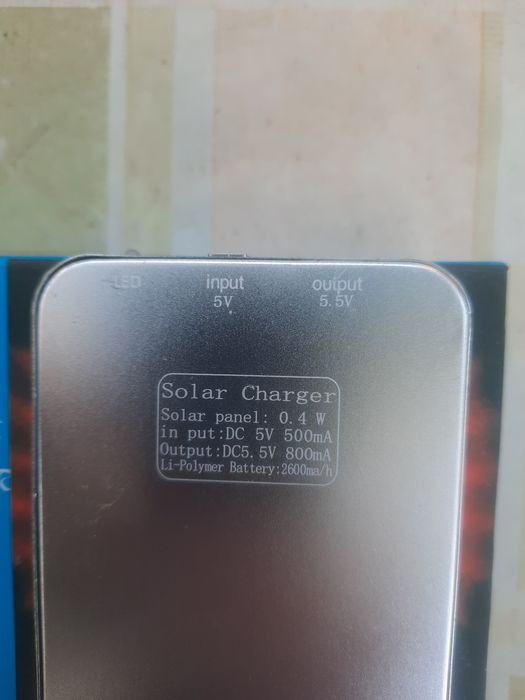 Baterie externa solara