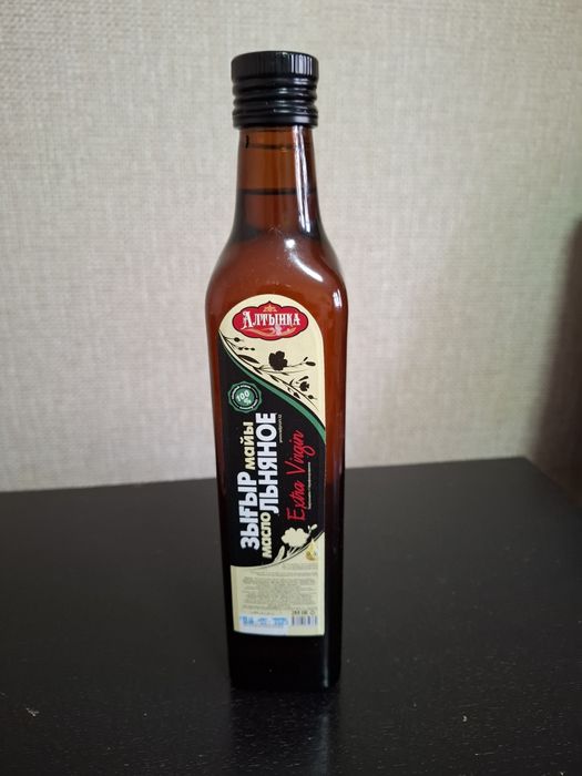 Льняное масло холодный отжим, цена 1500 тг.