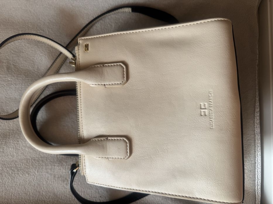 Кожена чанта с две лица Elizabetta Franchi