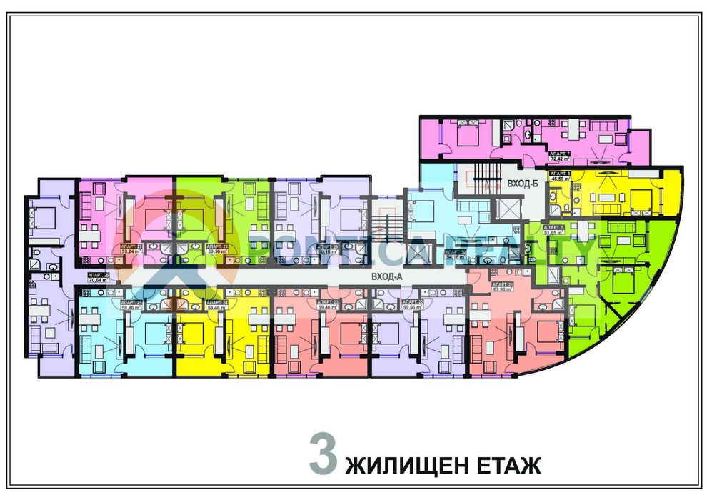 Дава се под наем Двустаен апартамент в Поморие - 59 кв.м за 80271 € - Снимка #3