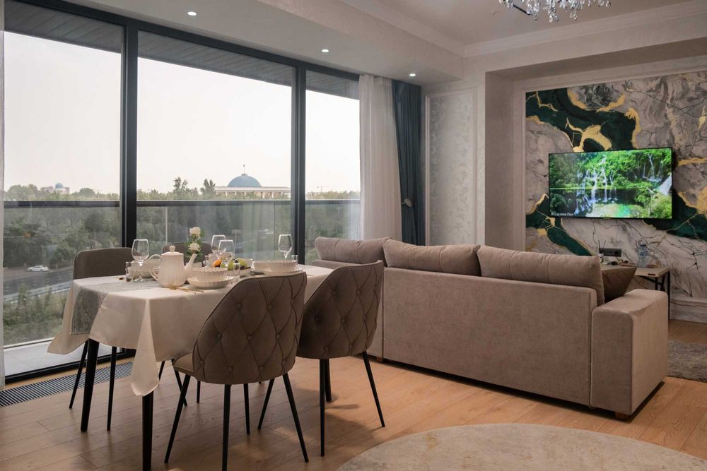 Посуточная аренда в U-Tower 2-х комнатные апартаменты бизнес-класса