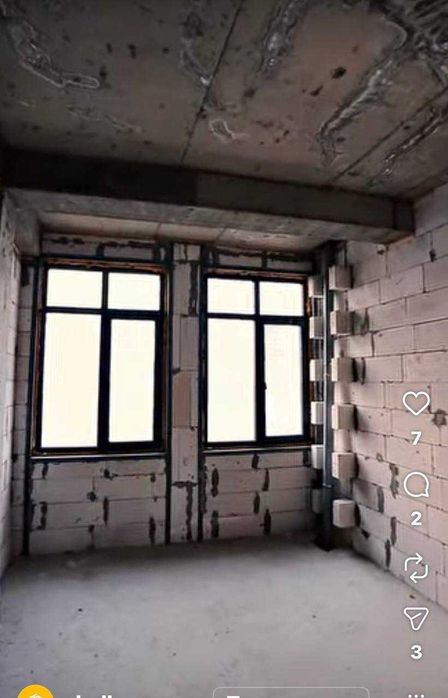 2/7/11 ЖК "Glad House" Мирабад р-н. Ул. Сарыкульская. 72м2. Коробка