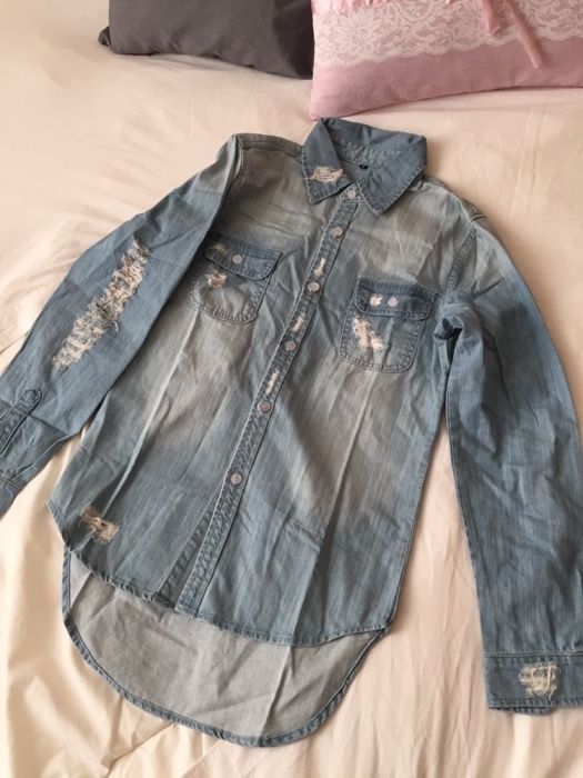 Camasa Denim Blug Fear Of God Yeezy Justin Bieber S Small Jeans Bape