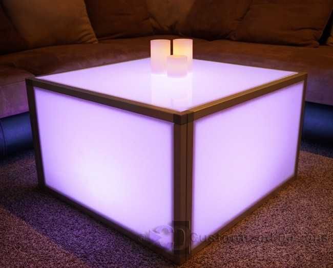 Mese led si cuburi led cu telecomanda