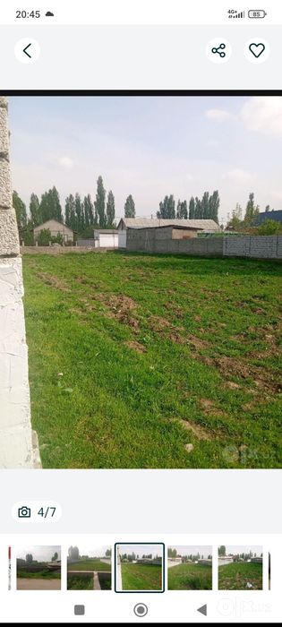 Участок сотилади 8 сотк