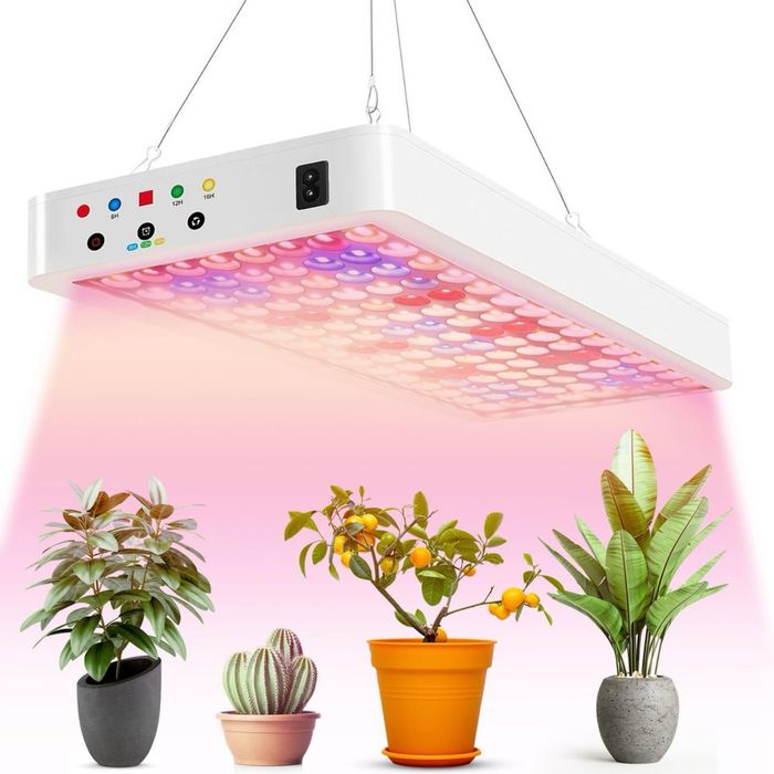 Lampă LED pentru plante Full Spectrum, UV + IR, creștere plante interior