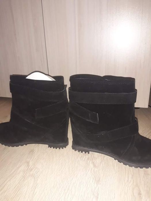 Боти дамски велур