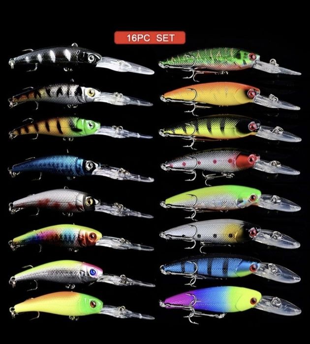 Комплект воблери и блесни