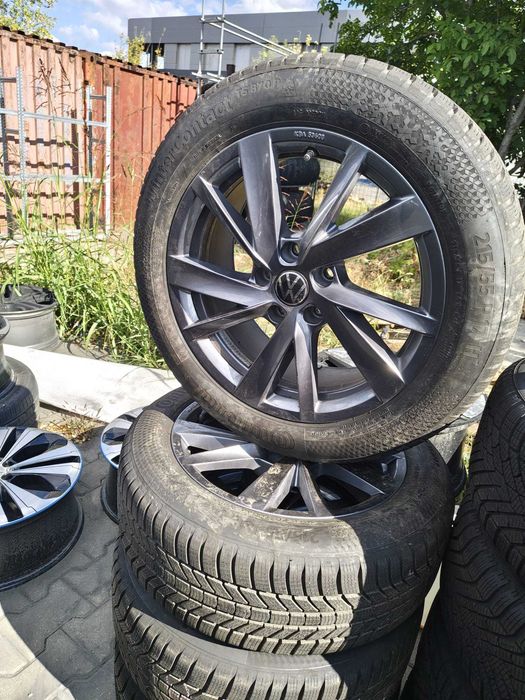 Jante Volkswagen Passat B8 B9 Anvelope Iarna Pirelli 215 55 17