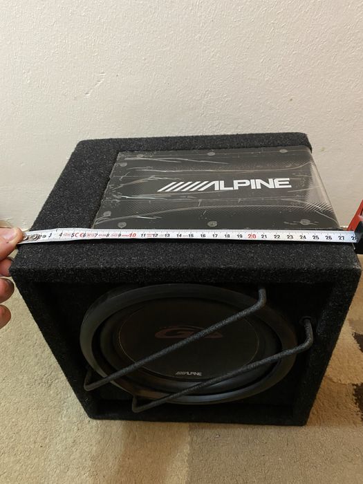 Subwoofer Auto Alpine SBG-844BR 20 cm 8 inch