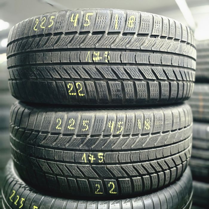 2x 225/45/18 M+S CONTINENTAL 2022 Stare excelentă