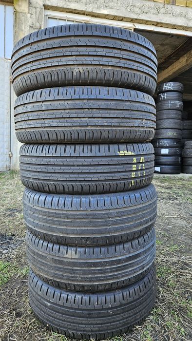 6бр като нови гуми 195 55 16 континентал continental