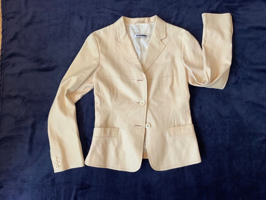 Jil Sander-оригинално кожено сако,яке 36 с