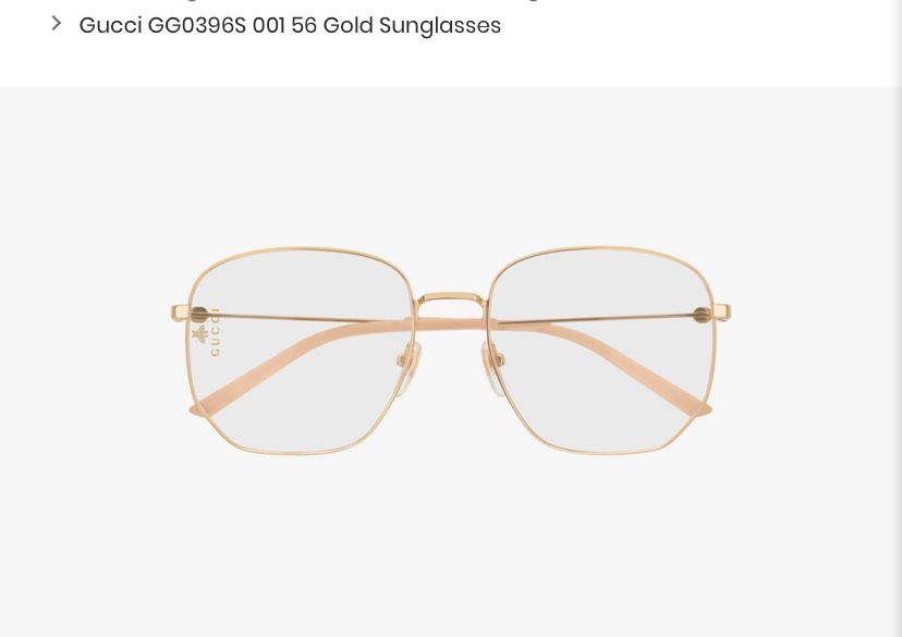 Gucci оригинални очила с прозрачни стъкла