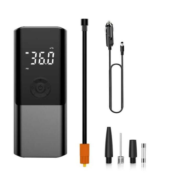 Въздушна помпа Wepzsxo, Мултифункционална, Пластмаса, 120 W, USB, Сива