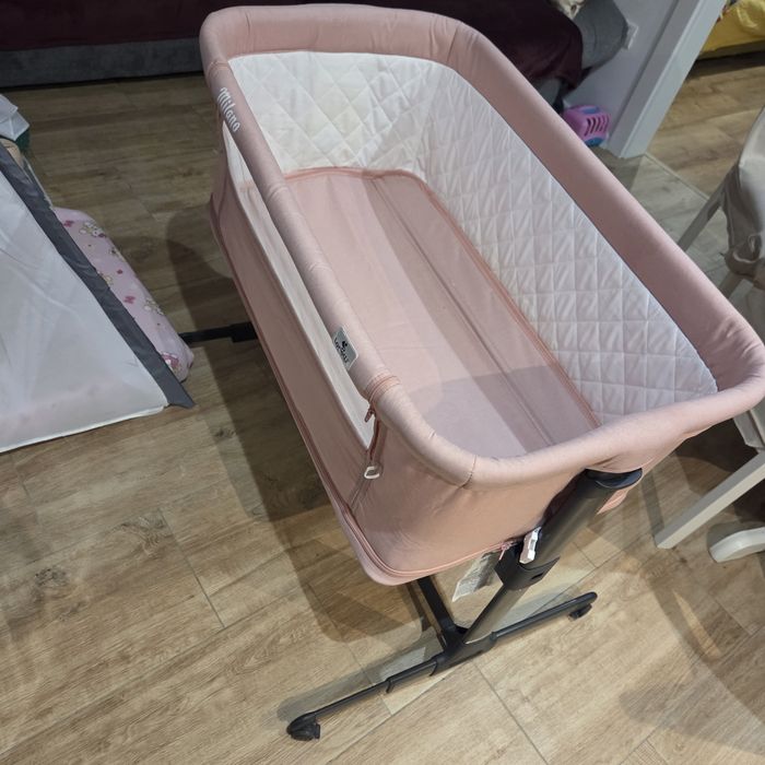 Lorelli Milano 2in1 Bej leagăn de pat pentru copii roz