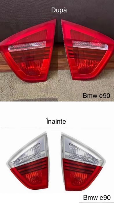 Folii rosii pentru stopuri BMW E90 si E91