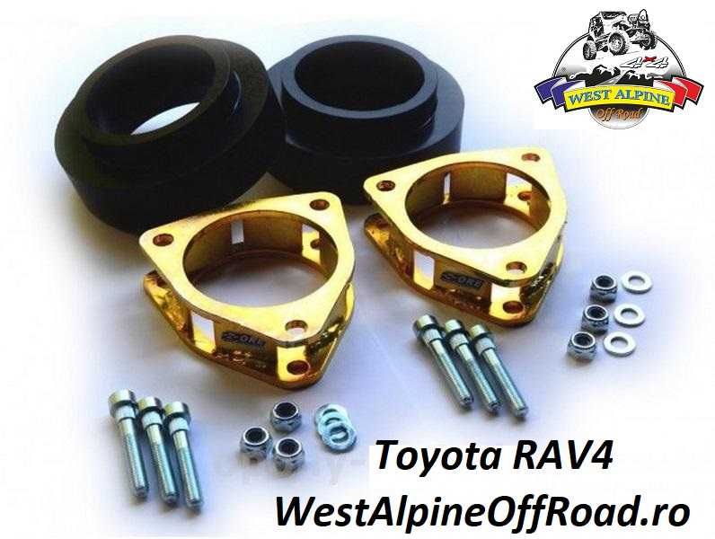 Kit de inaltare suspensie bucse Toyota Rav4 1 (1994-2000) + 4 cm