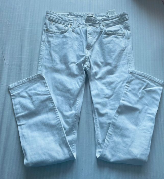 Jeans Blugi Alb Jack & Jones Unisex