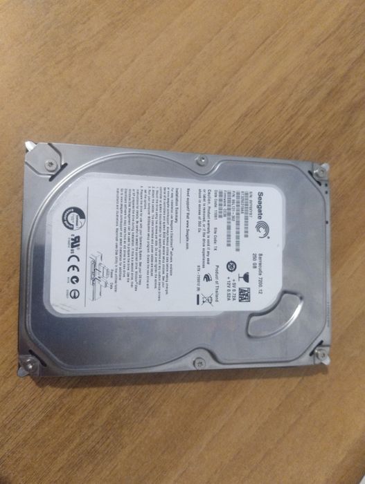 Жесткий диск HDD 250GB Seagate 3.5" (Идеальный SMART).