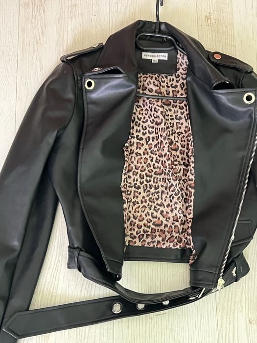 Дамско яке еко кожа