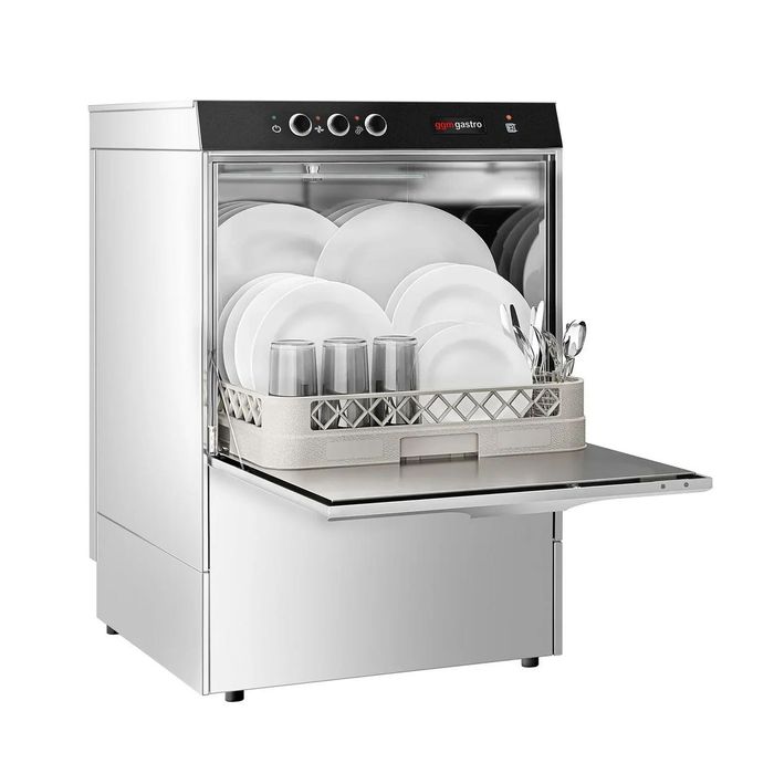 Професионална Съдомиялна машина, 4.9kW, с дренажна помпа и авт дозатор
