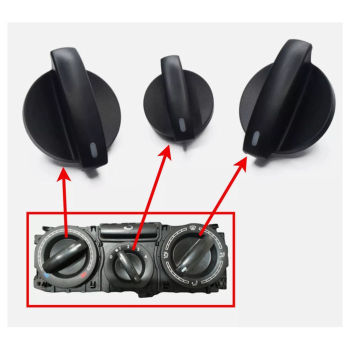 Копчета бутони за регулиране на климатизацията за VW Transporter T5