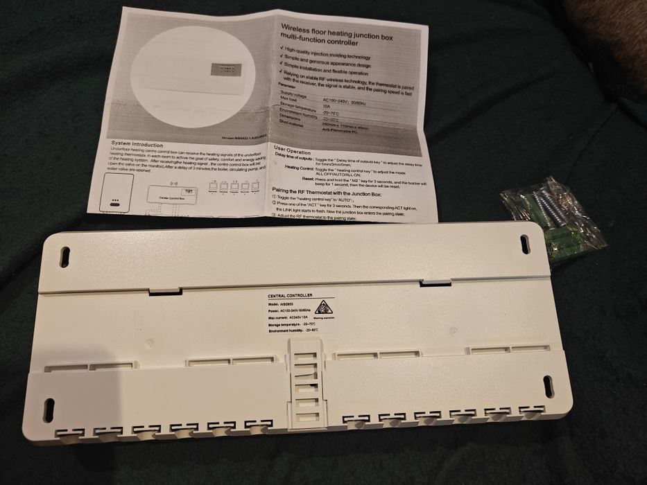 Controler termostate cu 8 canale