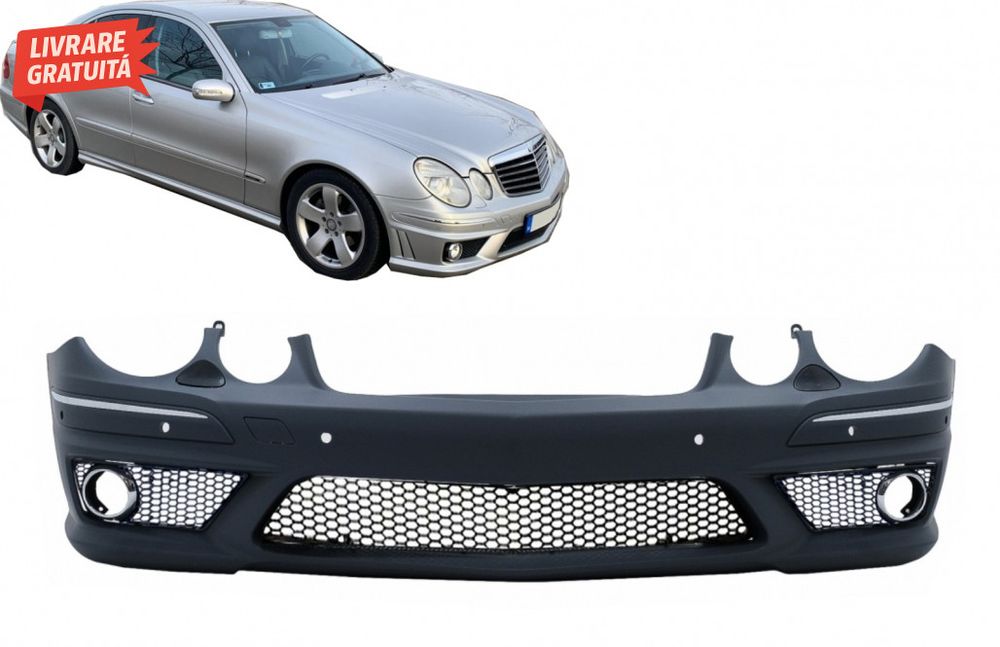 Bara Fata Mercedes E-Class W211 Facelift (2006-2009) Fara proiectoare