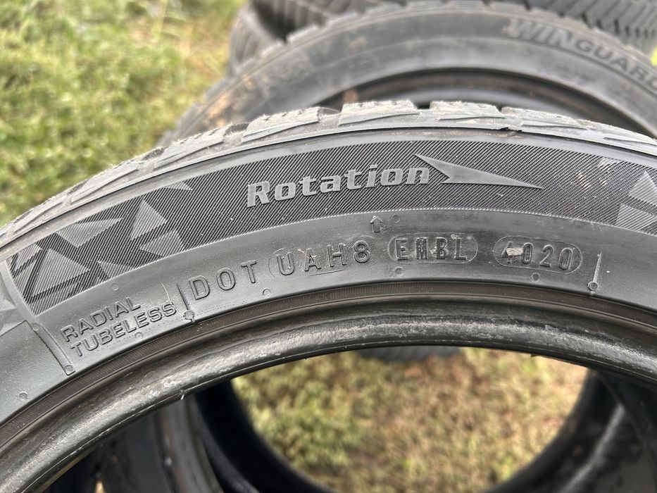 2 зимни гуми nexen 225 45 17 6mm