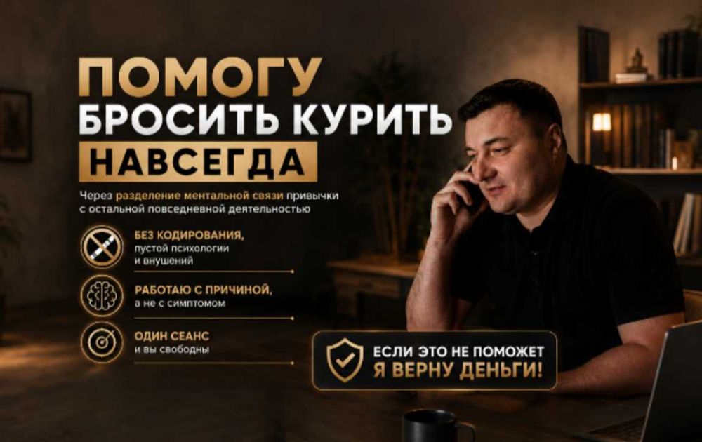 Помогу бросить курить навсегда