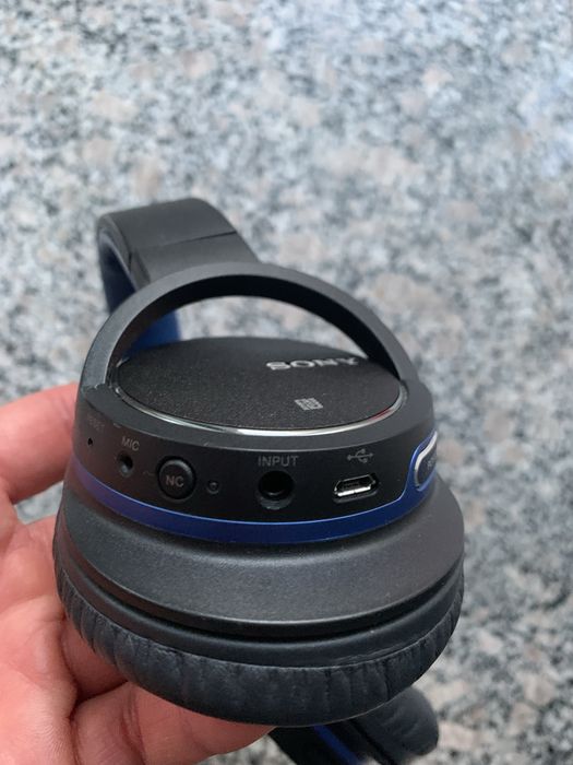 Casti Bluetooth SONY MDR-ZX770BN Blue, Over The Ear