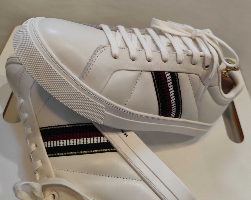 Pantofi sport casual 41 premium Tommy Hilfiger piele naturala moale