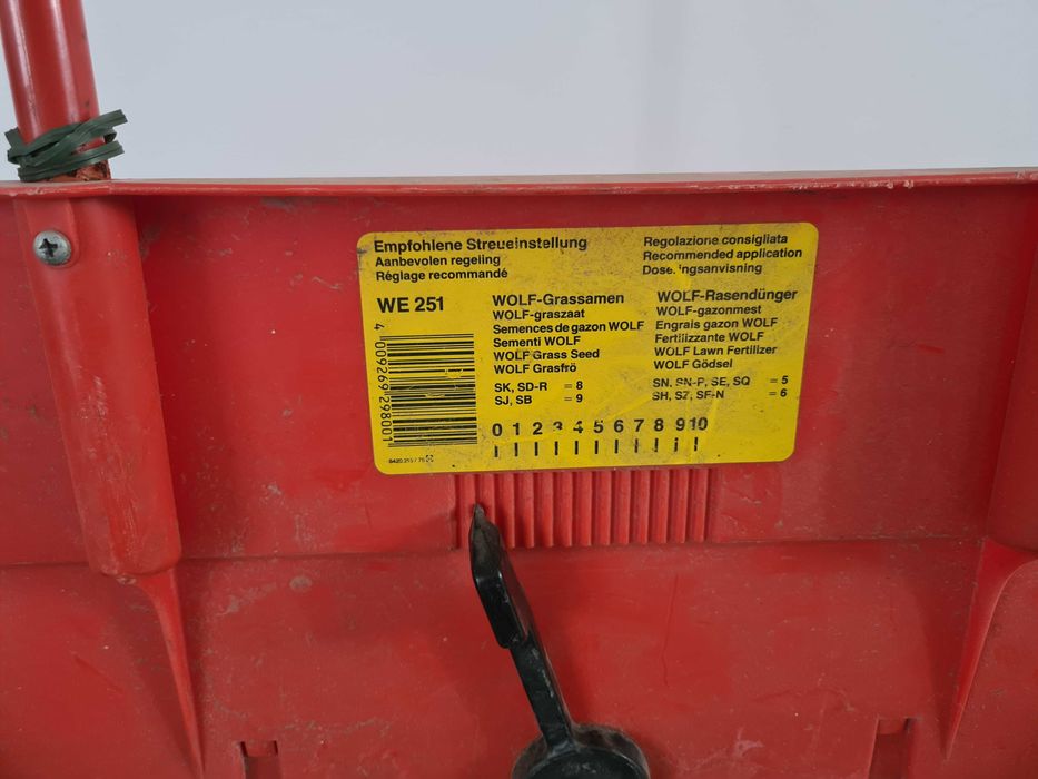 Wolf-Garten WE 251 – răspânditor manual pentru semințe, îngrășăminte
