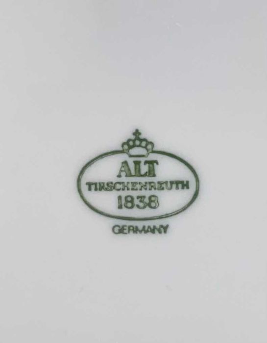 Чиния Tirschenreuth, серия Salzburg Blau (Залцбург в синьо).