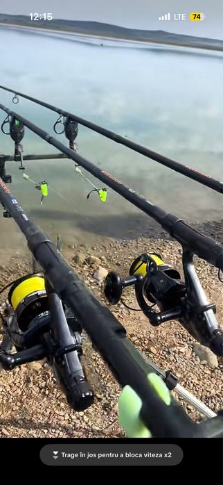 Vand set de 4 Lansete /  Bete Komodo 3,9 Crap 3,5LBS cu milimete