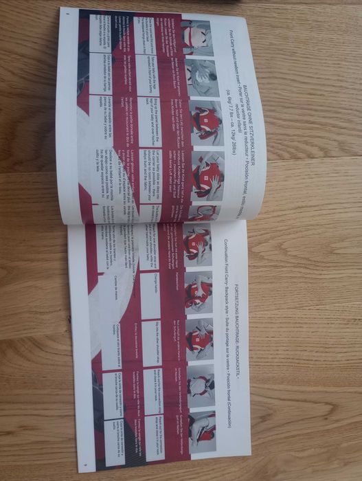 Sistem de purtare Manduca, Blackline, folosit