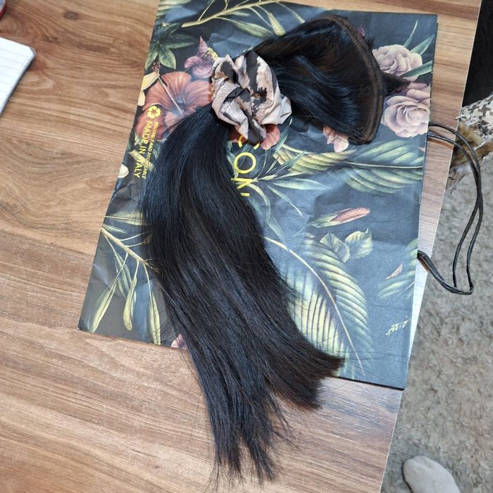 Екстеншън естествена коса 60 см