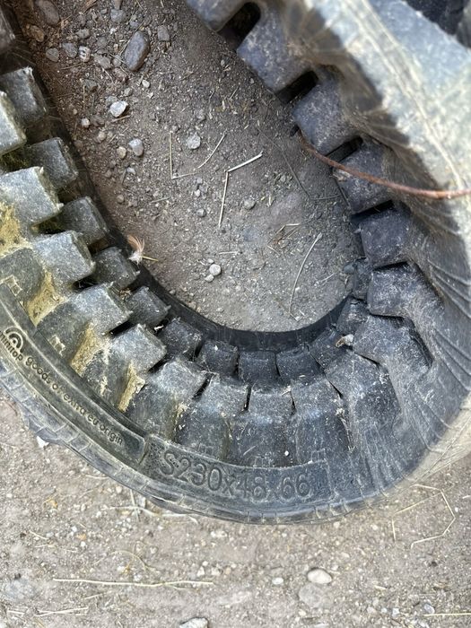 Șenilă S230x48x66 nouă și cupă de 20 cm