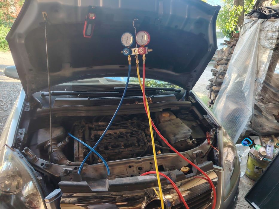 Зареждане на автоклиматици с фреон