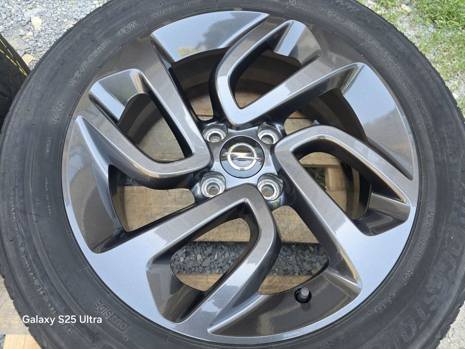 Лети джанти 16ки 4х108 Opel, Peugeot, Citroen + летни гуми 195/60/16 Bridgestone